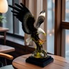 16.9 Inch Large Bald Eagle Statue Resin Sculpture Frgurine Gift