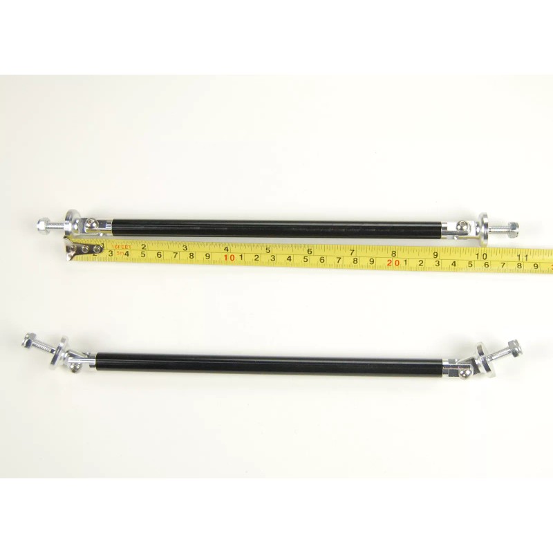 SDeelCase Black 9.5" Bumper Lip Diffuser Spoiler Splitter Support Rod