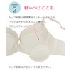 Wing/Wacoal KB2201 Women's Lightweight Bra, Airy Soft Bra, 3/4 Cup,
