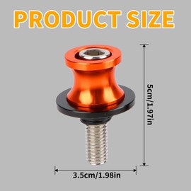 Pack of 2 M10 Swing Arm Stands, Universal Motorcycle Mounting Stand, for Duke 125 200 250 390 690 790 890 Motorcycle Stand