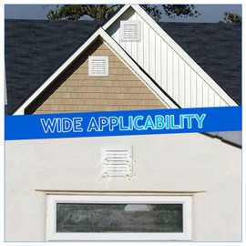 Gadpiparty 2pcs Vent Covers for Air Return Grille Fine Mesh for Efficient Ventilation Attic Kitchen and Bathroom