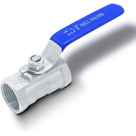 Ball Valve, Female Thread, 304 Stainless Steel Ball Valve, Manual Shut-off Valve, Ball Valve, for Water, Oil (3/4 Inch)
