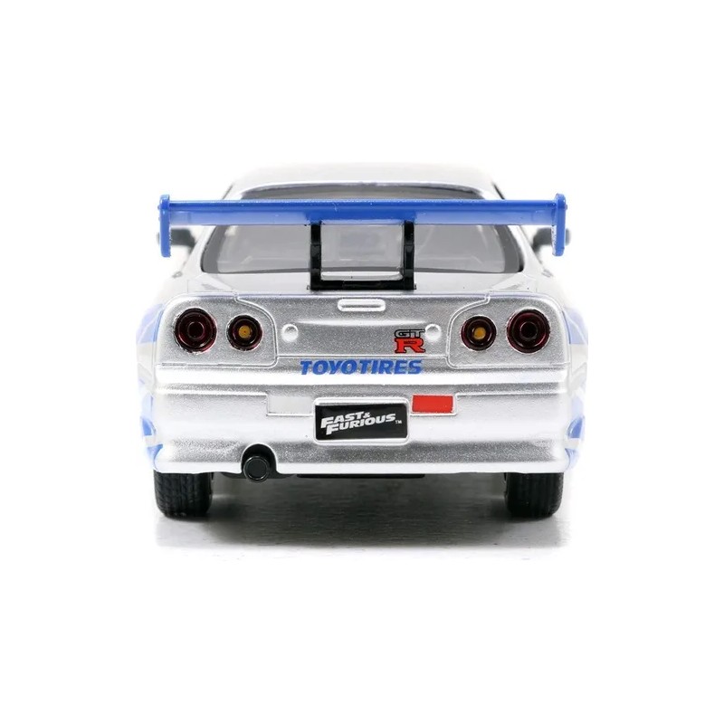 Nissan Skyline Gtr R34 Brian Rapido Y Furioso Jada 1:32
