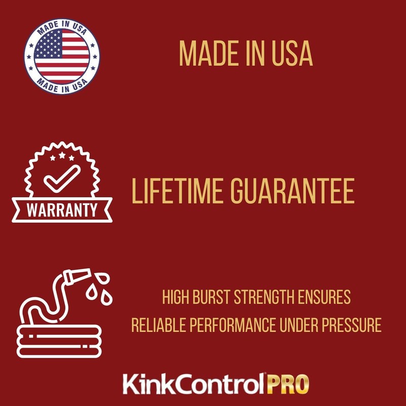 Kink Control Pro Garden Hose, Water Hosewith Superior UV Resistance,