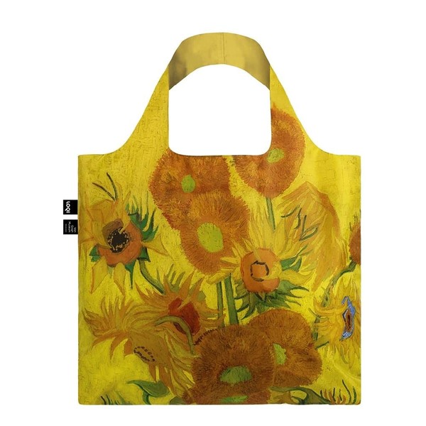 LOQI Van Gogh Sunflower Low-key Eco Bag, Recycled, Foldable, Stylish