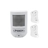 LifeBOX alarme13 Mini Alarm with Motion Detection with 2 Remote