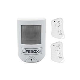 LifeBOX alarme13 Mini Alarm with Motion Detection with 2 Remote Controls