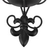 Wall Candle Holders Retro Diamond Encrusted Candlestick for Living Room