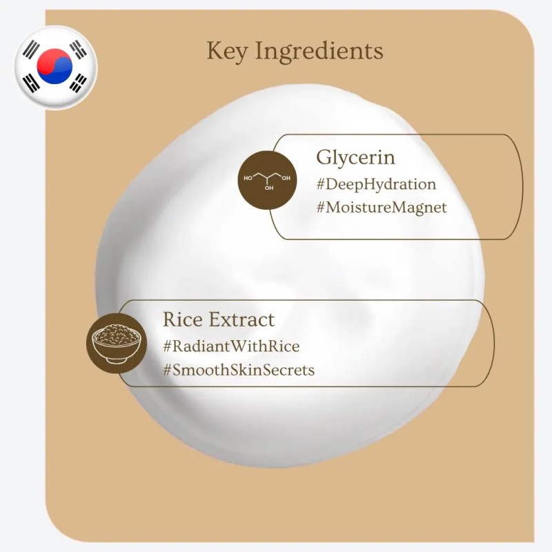 Limpiador Facial De Arroz Coreano