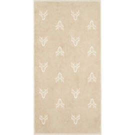 Cawö Home Hand Towels Alpenchic Edition Allover 6229 Natural - 33 Hand Towels 50 x 100 cm
