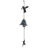 Metal Bird Shaped Hanging Wind Chime Home Garden Backyard Decoration