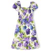 Gymboree,Womens,Mommy and Me Matching Short Sleeve Dresses,Lavender Flowers,Large (Adult)