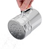 CUSINIUM 6oz Stainless Steel Salt Pepper Dredge Shakers - With