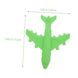 CAXUSD 18Pcs Airplane Shaped Erasers Kawaii Stationery for Students Fun Party Favors Supplies Easy to Carry for Classroom Rewards and Tabletop Decoration Random Color