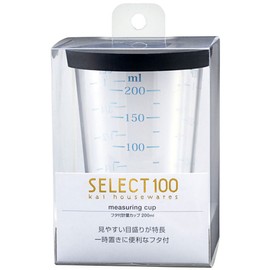 貝印(Kai Corporation) KAI フタ付 計量カップ 200ml SELECT100 DH3127