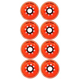 Labeda Inline Roller Hockey Skate Wheels Addiction Orange 76mm Set of 8