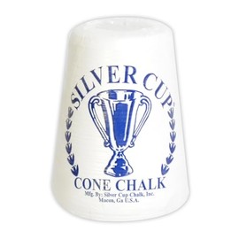 Hathaway Silver Cup Cone Talc Chalk, White                                                                                                            