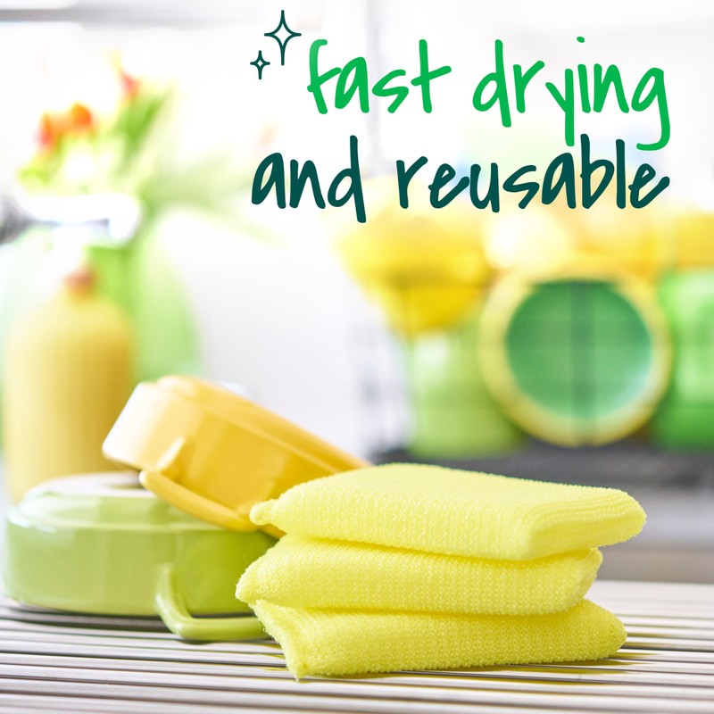 Scotch-Brite Dobie Pad, Sponge for All Purpose Cleaning of Kitchen,