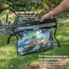 KASTONG 2 Layer Water-resistant Fishing Bait PVC Clear Storage Bag