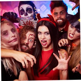 FOMIYES 4sets Face Gems Stickers Glow in The Dark Face Rhinestones for Events 3sheets*4