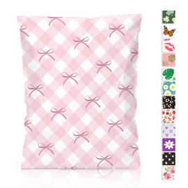 JinRuiKJ - Bolsa de polietileno de 12 x 15.5 pulgadas, paquete de 50 unidades, bolsas de envío para ropa, bolsas de correo fuertes, gruesas y autoadhesivas, bonitas bolsas de embalaje para pequeñas