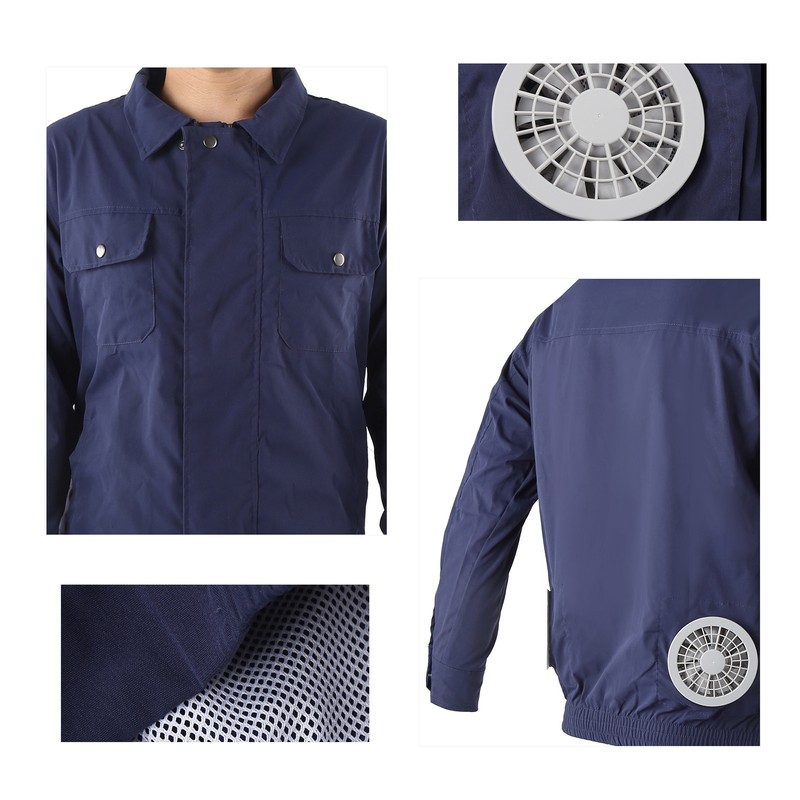 Cooling Clothing With Fan Summer Air Conditioning Jackets Men USB