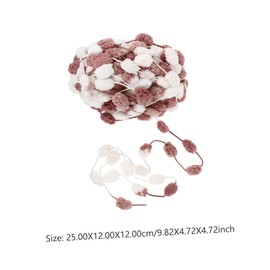 DOITOOL 1 Roll DIY Handmade Crochet Thread Premium Yarn for Knitting Weaving and Craft Projects for Scarves Blankets and Accessories Bean Paste Color