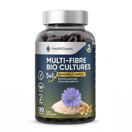 HealthEssent Multi-Fibre Bio Cultures 5500mg + Psyllium Husk Acacia Gum FOS