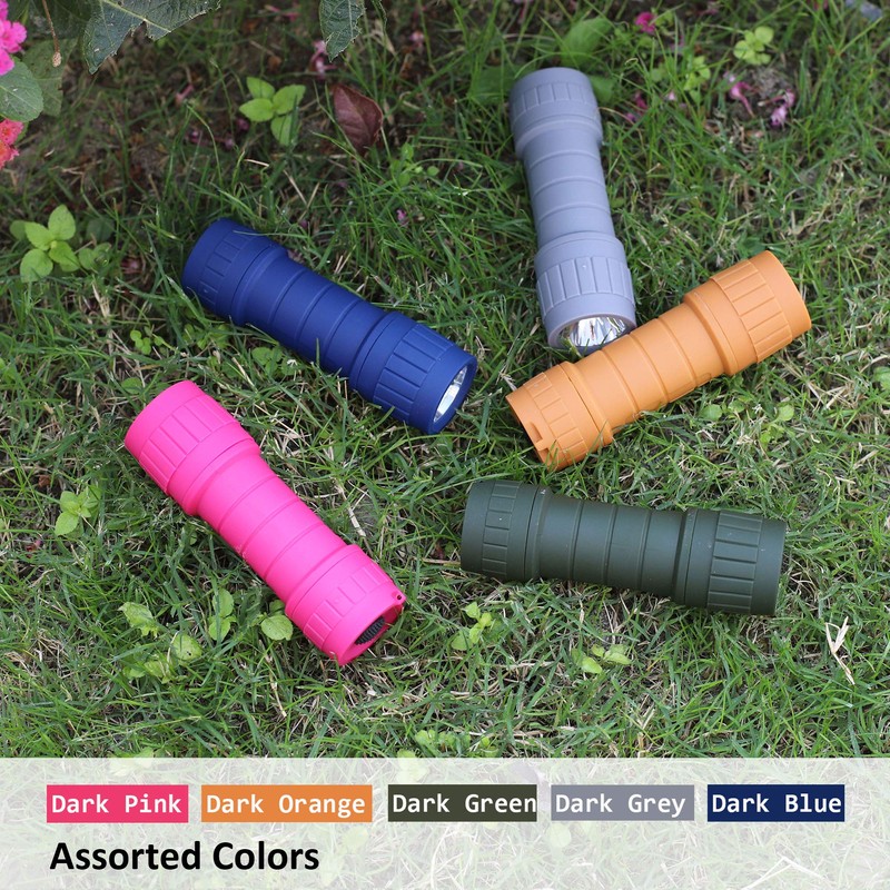 SEAMAGIC 10-Pack Professional Outdoor Mini Flashlights Set, Super Bright 100