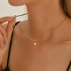 JotCa 18K Gold Plated Tennis Choker Necklaces for Women Dainty