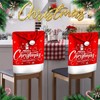 MZJAUVF Christmas Chair Covers, Set of 4, Christmas Chair Covers,
