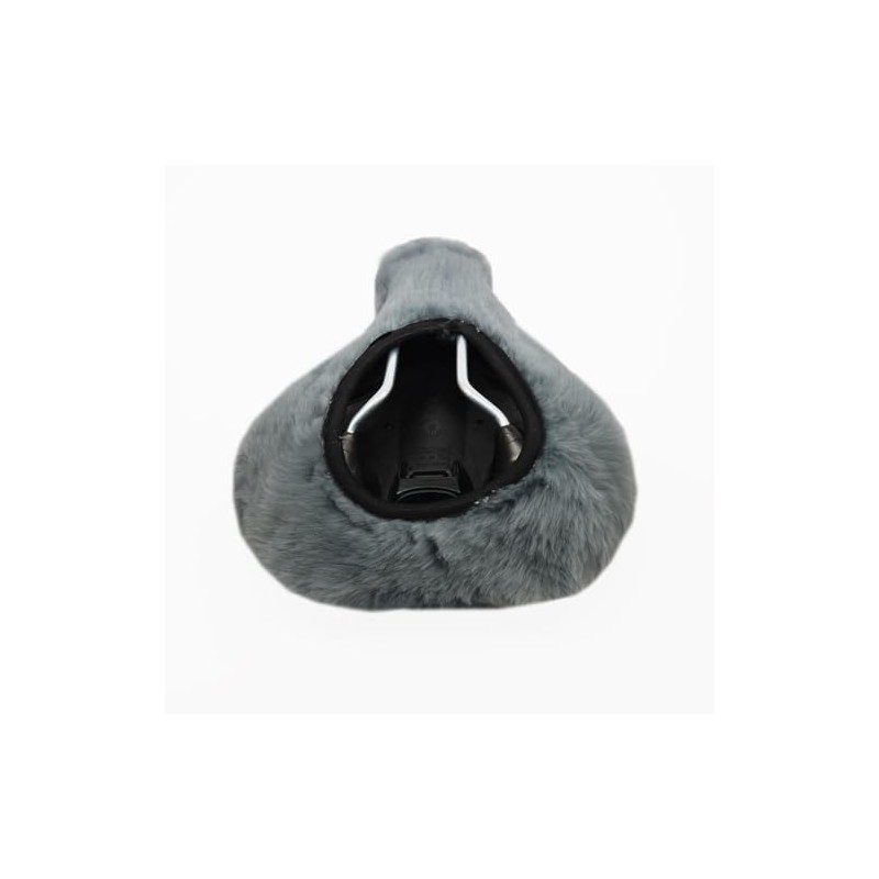 Reissner Lambskin Bicycle Saddle Cover Lambskin Combined with Faux Fur