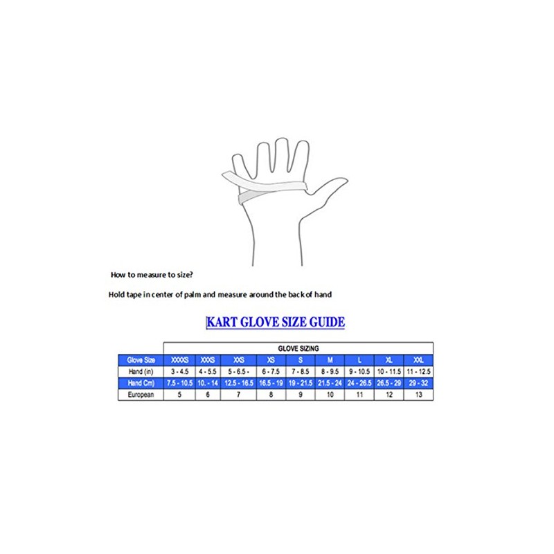 PM Sports New Kart Racing Gloves Made of OMARA AND