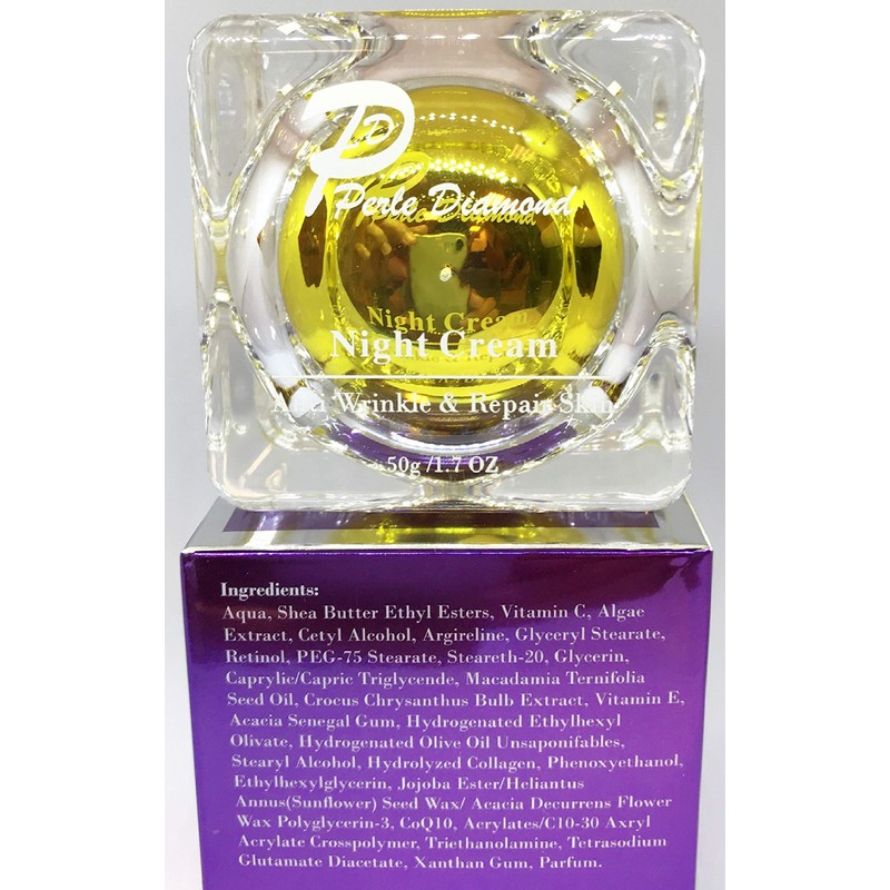 Pearl Diamond Night Cream, 50 g, Edition of Pearl Blue