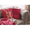 Emma Barclay Velvet Stag - Large Soft Plush Velvet Cushion