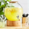 Acopa 5 Gallon Fishbowl Beverage Dispenser with Cork Lid and