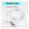 UHANBUT Gas Siphon Hose Pump, 6FT Shaker Self Priming Fuel
