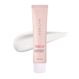 Natinda Calamine Shiny Pink Tone Up Cream 50g Whitening Wrinkle Improvement Skin Soothing Bright Body Skin Tone Up / 나틴다 칼라민 샤이니 핑크 톤업크림 50g 미백 주름개선 피부진정 광체 피부톤업