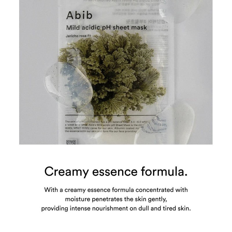 Abib Weak Acid PH Sheet Mask Resurrected Grass Fit 30ml
