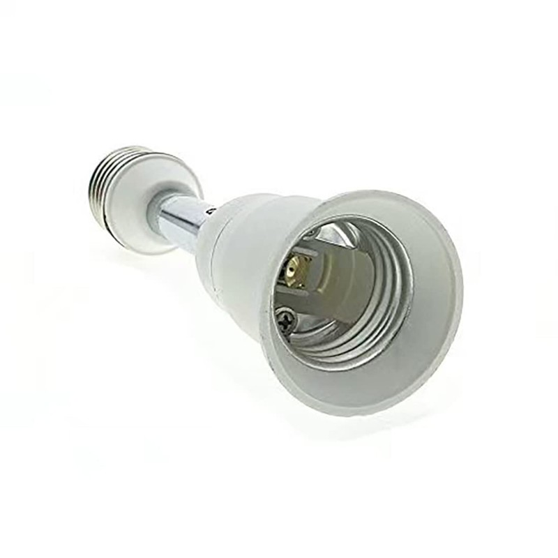 Srovil E26/E27 Light Socket Extender, 4.5 Inch Extension,Adjustable Vertical 90°Horizontal