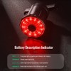Smart Bike Tail Light Auto On/Off Rechargeable Ultra Bright IPX6