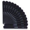 Lictin Pack of 16 Professional Nail Files Washable Double Sided