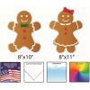 VictoryStore 12 Piece Gingerbread Garage Magnets, 19632, Christmas Outdoor Decor