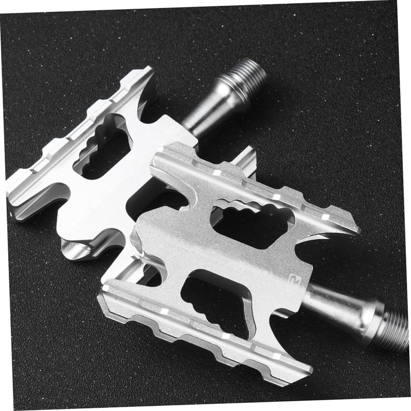 Kisangel Aluminum Alloy Bike Pedal Foldable and Easy to Install