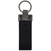 GERMANUS Black Leather Keyring, black