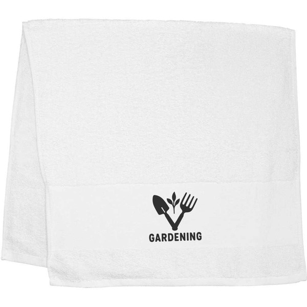 Azeeda 'Gardening Tools Design' Hand/Guest Towel (TL00080307)