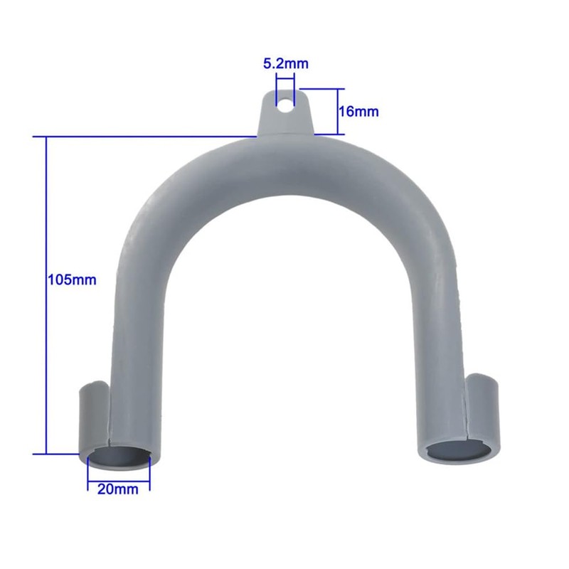 ZYAMY 2PCS U Washer Drain Hose Hook Universal Dishwasher Washer