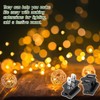 30Pcs Black Female Male Christmas Light Slip Plug