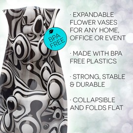 MODGY Collapsible and Expandable Plastic Vase (Werd)