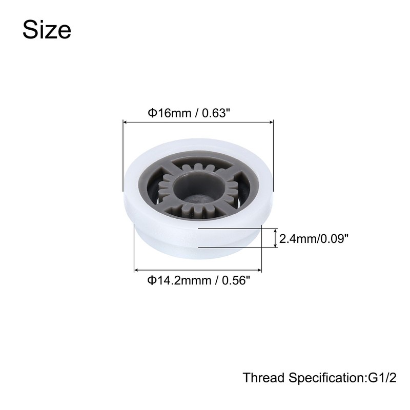 uxcell Shower Flow Reducer Limiter Set, Water Flow Saver Adapter